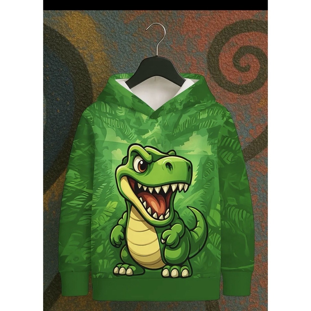 3D Dinosaur Hoodie for Toddlers 4-5 NEW